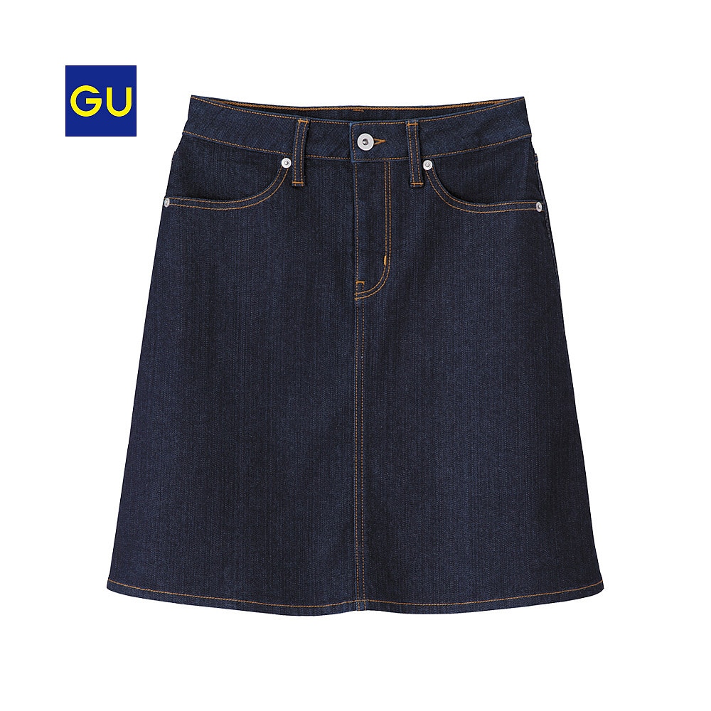 GU公式 | デニムＡラインスカート | ファッション通販サイト
