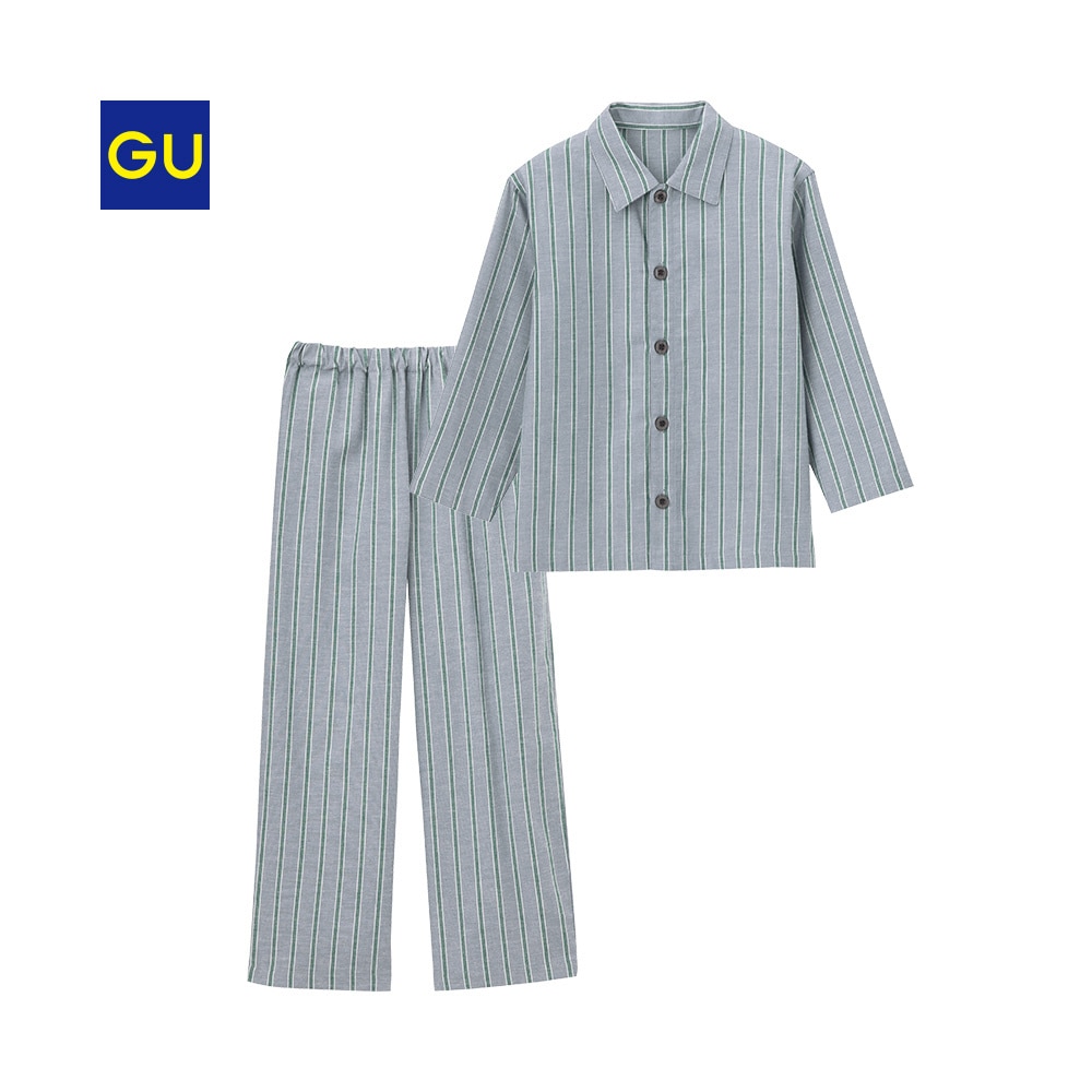 Guのパジャマ 長袖 ストライプ Stylehint