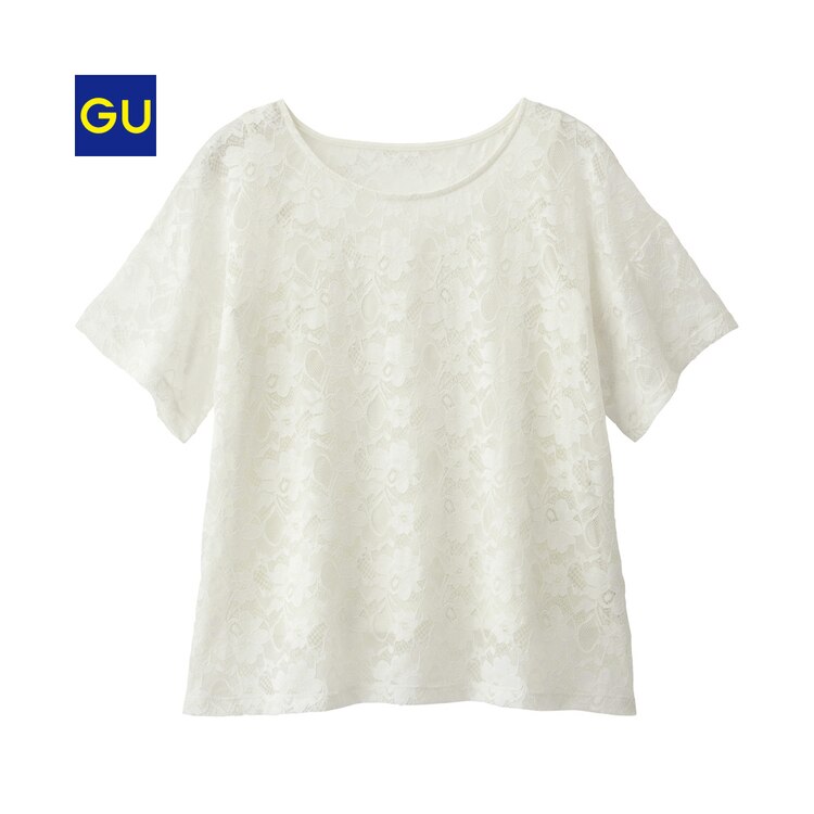 レースｔ 半袖 ｚ Gu ジーユー 公式通販オンラインストア