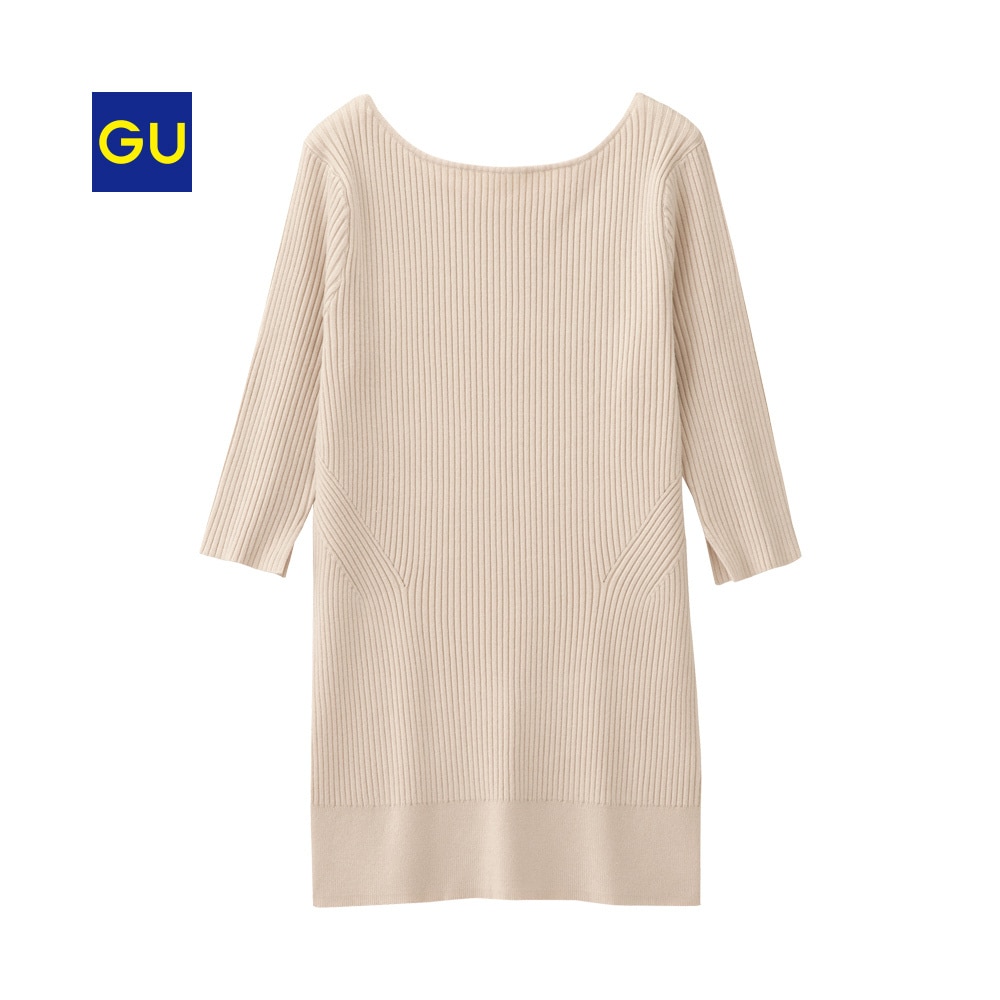 Guのオフショルダーニットワンピース 長袖 ｚ Stylehint