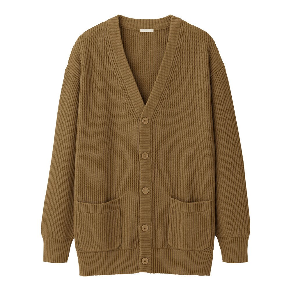 ウォッシャブルコットンアゼvネックカーディガン 長袖 Gu ジーユー 公式通販オンラインストア