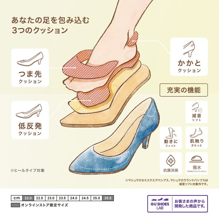 マシュマロポインテッドパンプス Gu ジーユー 公式通販オンラインストア マシュマロポインテッドパンプス Gu ジーユー 公式通販オンラインストア