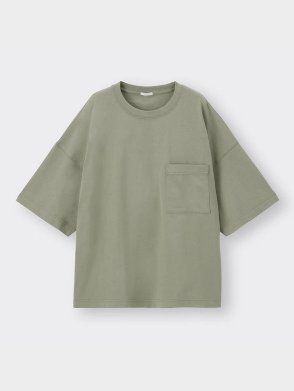 ワイドフィットT(5分袖)