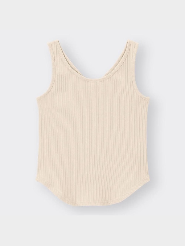 リブ2WAYタンクトップ