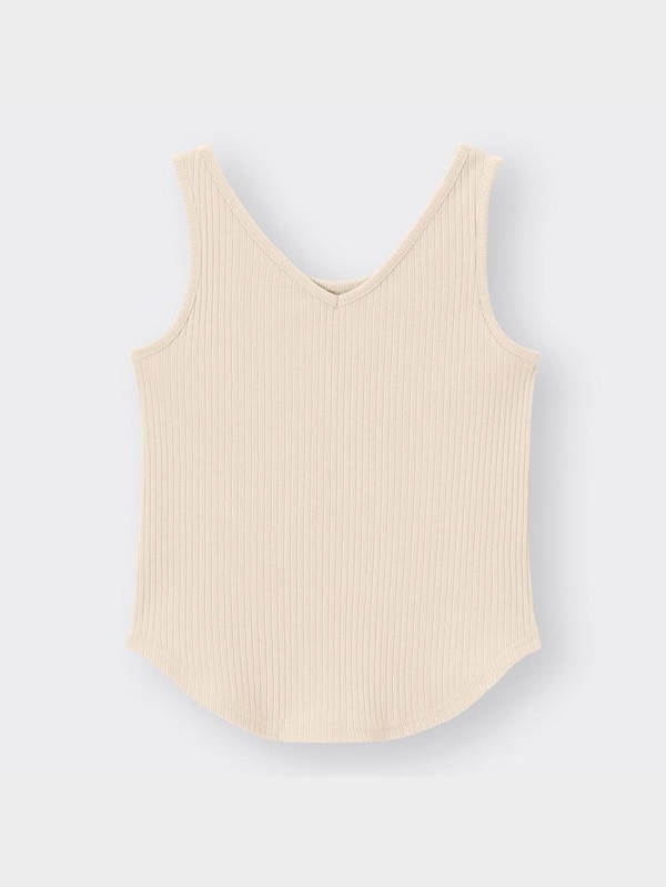 リブ2WAYタンクトップ