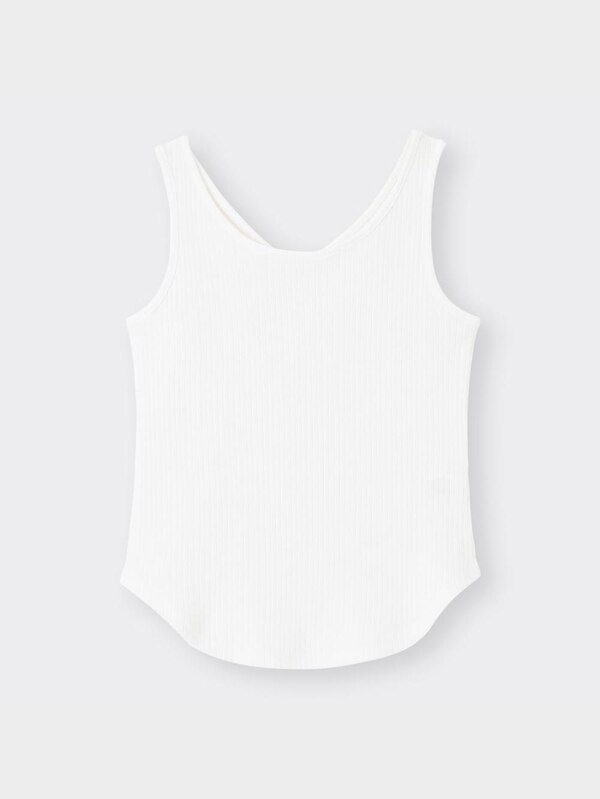 リブ2WAYタンクトップ