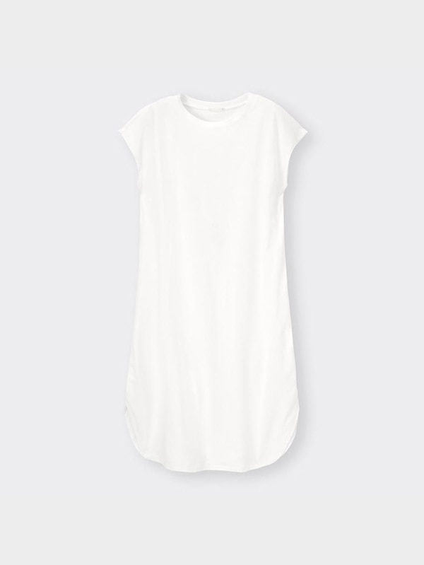 ラウンドヘムTワンピース(半袖)