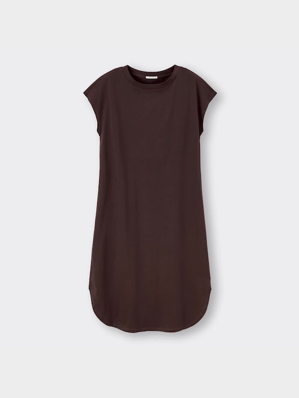 ラウンドヘムTワンピース(半袖)