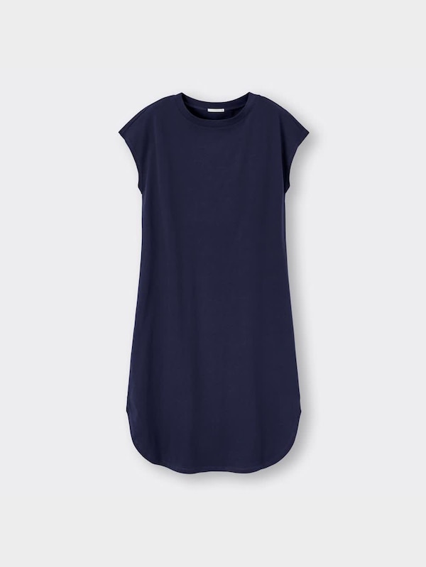 ラウンドヘムTワンピース(半袖)