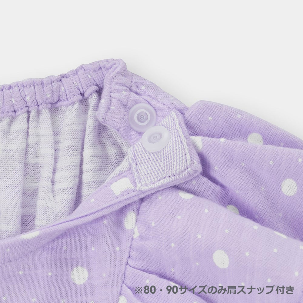 BABY(TODDLER)GIRLSラッフルドットT(ノースリーブ)+E(セットアップ可能)