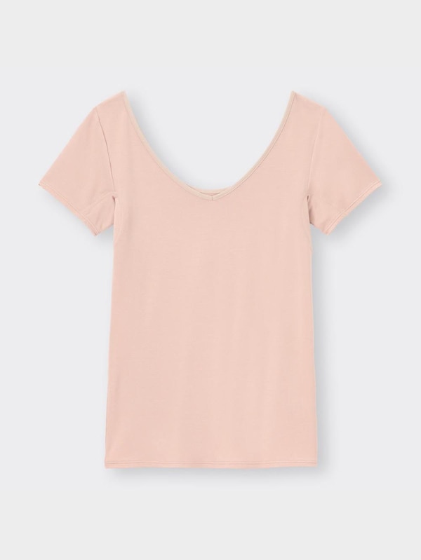 スタイルドライVネックT(半袖)(汗取り付き)+X