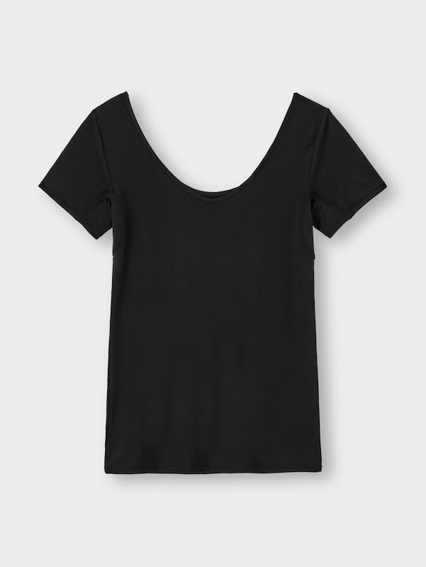 スタイルドライVネックT(半袖)(汗取り付き)+X