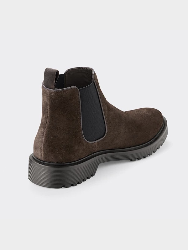 リアルレザーサイドゴアブーツ