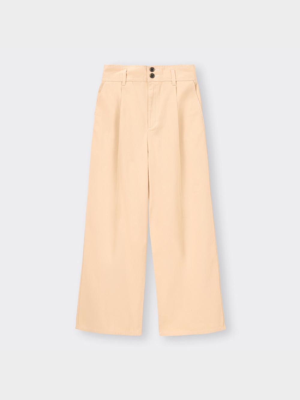 うめ 　90-1 GU（ジーユー）の「（GU）デニムワイドクロップドパンツ（WOMEN