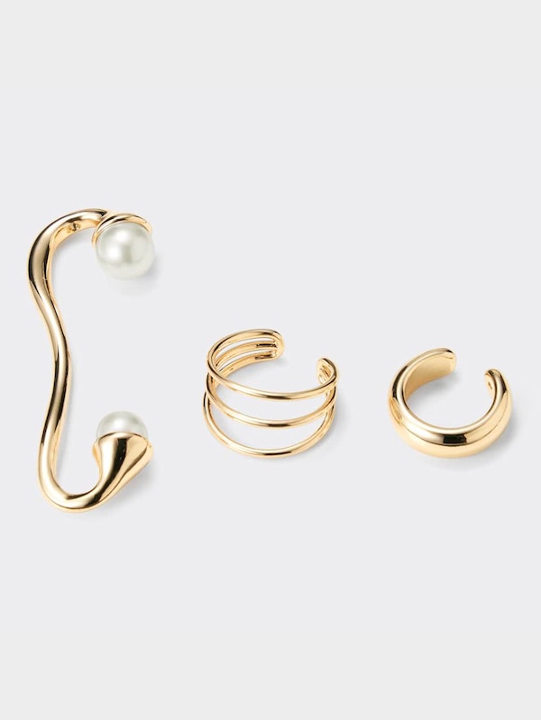 パール&メタルイヤーカフセット