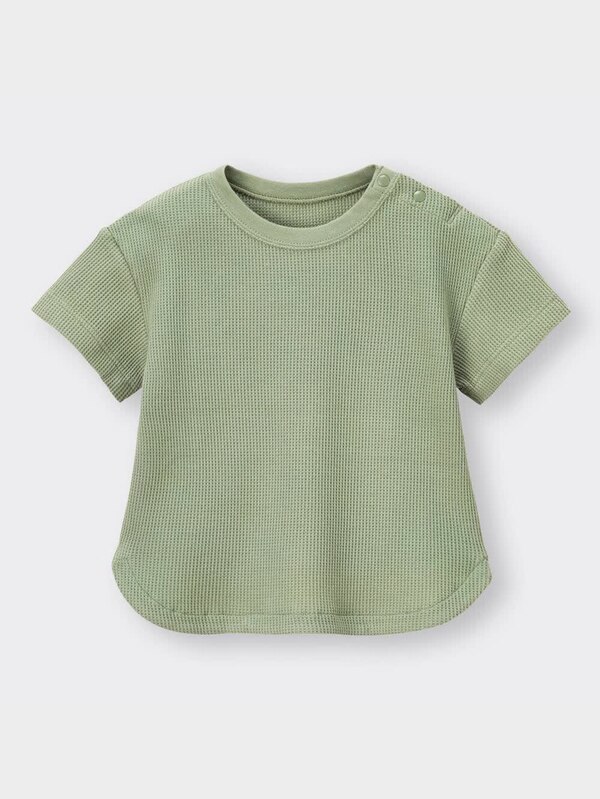 BABY(TODDLER)ワッフルクルーネックT(半袖)