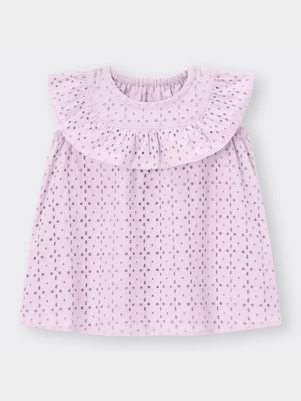 BABY(TODDLER)GIRLSレースブラウス(半袖)