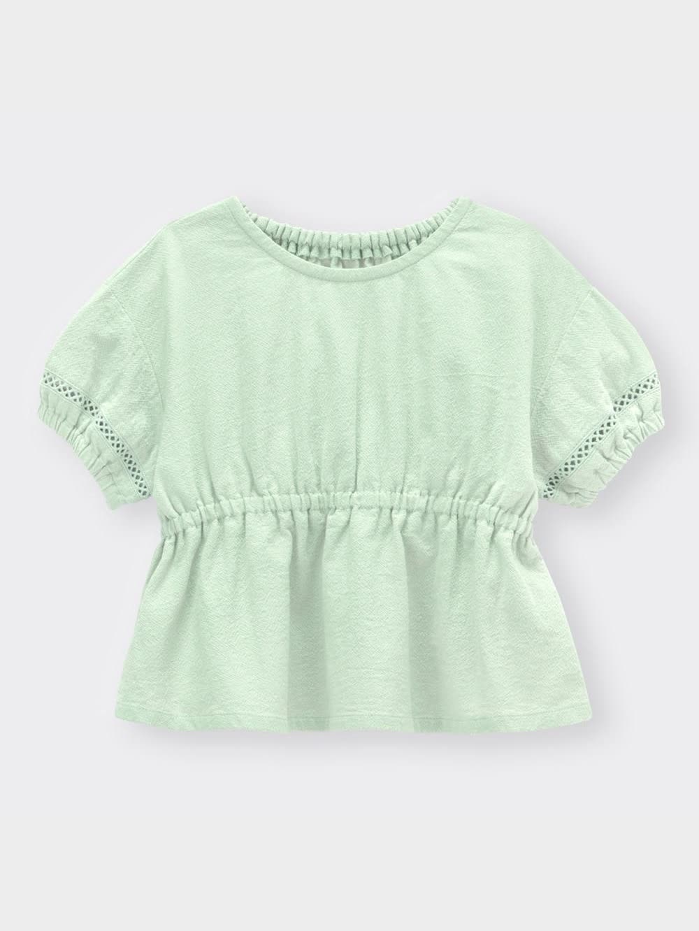 GU公式 | BABY(TODDLER)GIRLSハシゴレースブラウス(半袖)+E