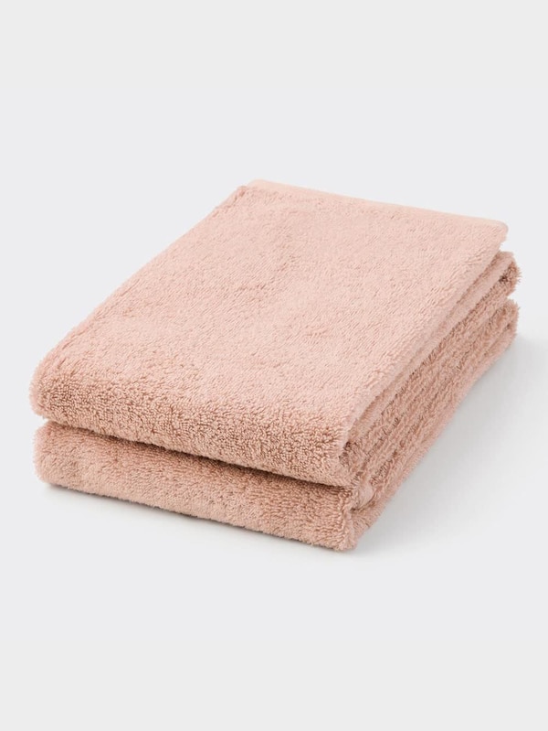 オーガニックコットンフェイスタオル2P