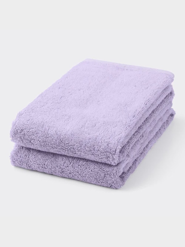 オーガニックコットンフェイスタオル2P