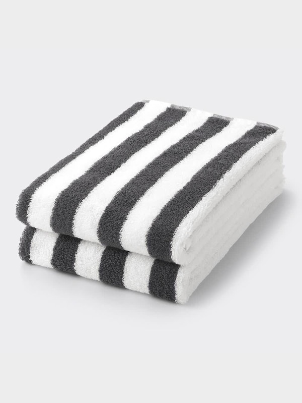 オーガニックコットンフェイスタオル2P