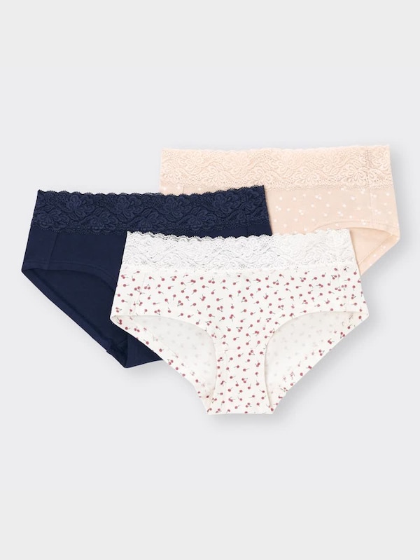 ローライズショーツ3P