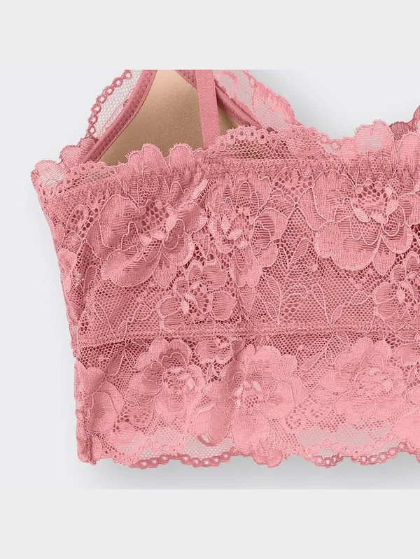 ナチュラルサポートブラ(ノンワイヤー)(レース)