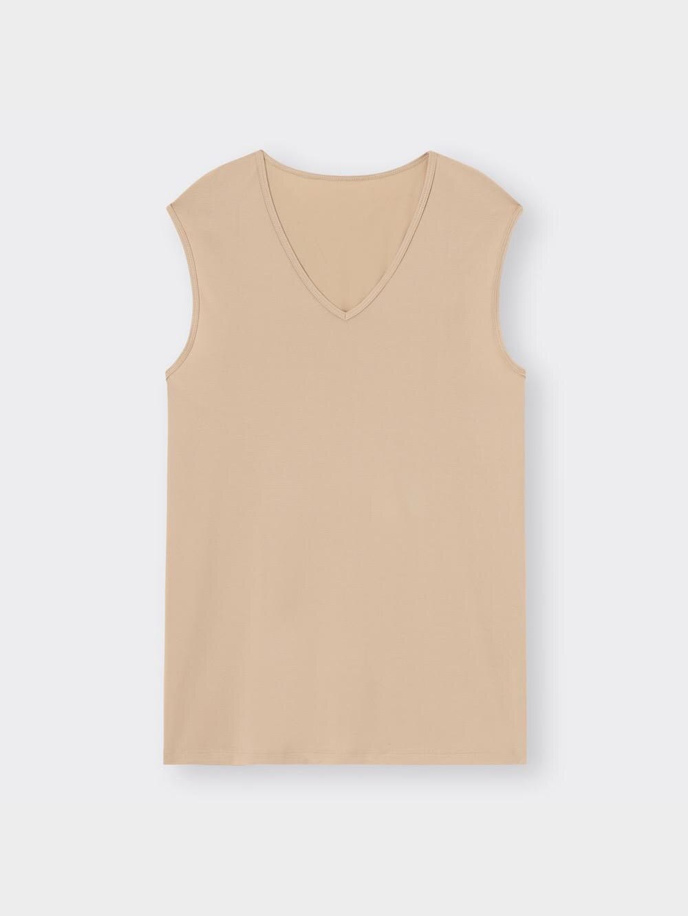 GU公式 | スタイルドライメッシュVネックT(ノースリーブ)