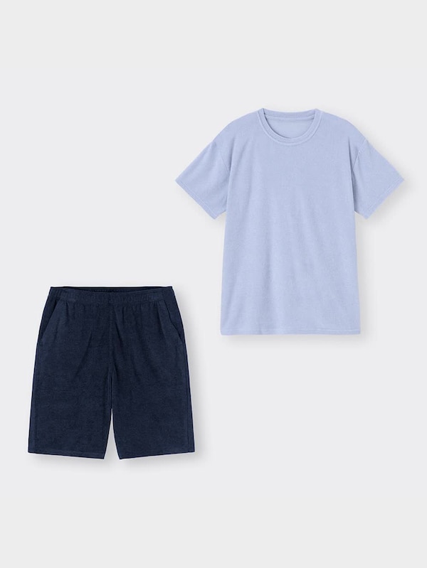 コールドフィールパイルラウンジセット(半袖&ショートパンツ)