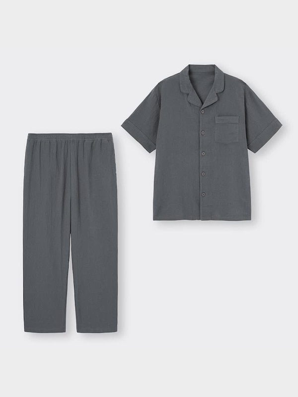 オーガニックコットンパジャマ(半袖&ロングパンツ)+X