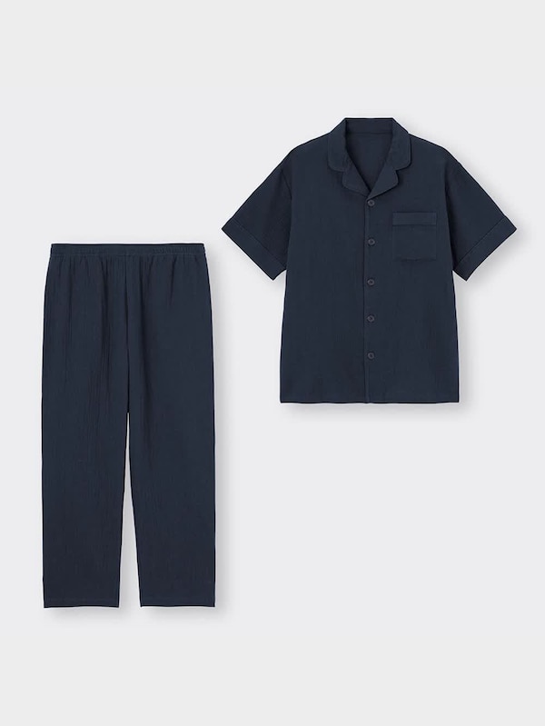 オーガニックコットンパジャマ(半袖&ロングパンツ)+X