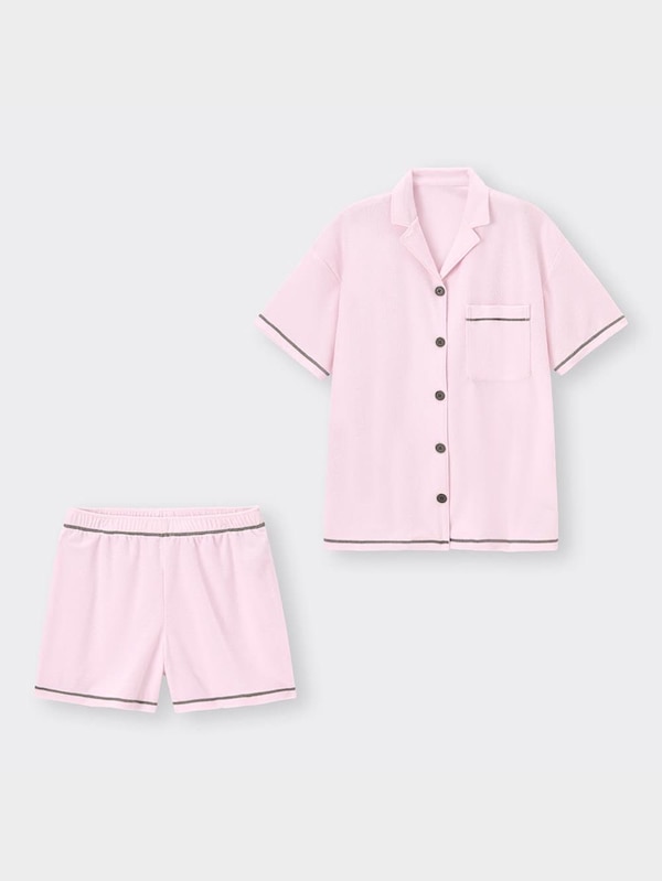 パイルパジャマ(半袖&ショートパンツ)