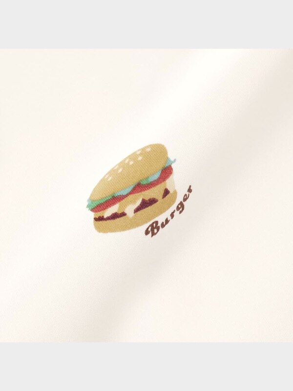 サテンパジャマ(半袖&ショートパンツ)(ハンバーガー)+X