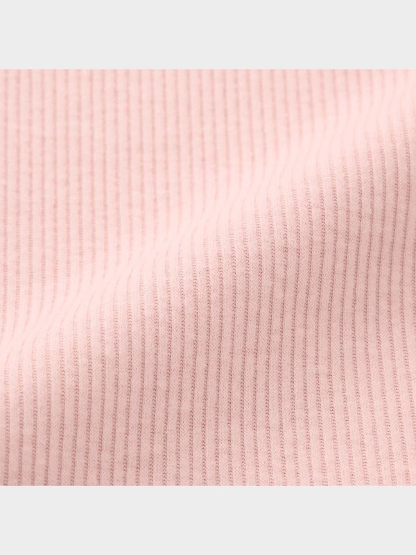 ウエストリボンリブラウンジセット(半袖&ショートパンツ)