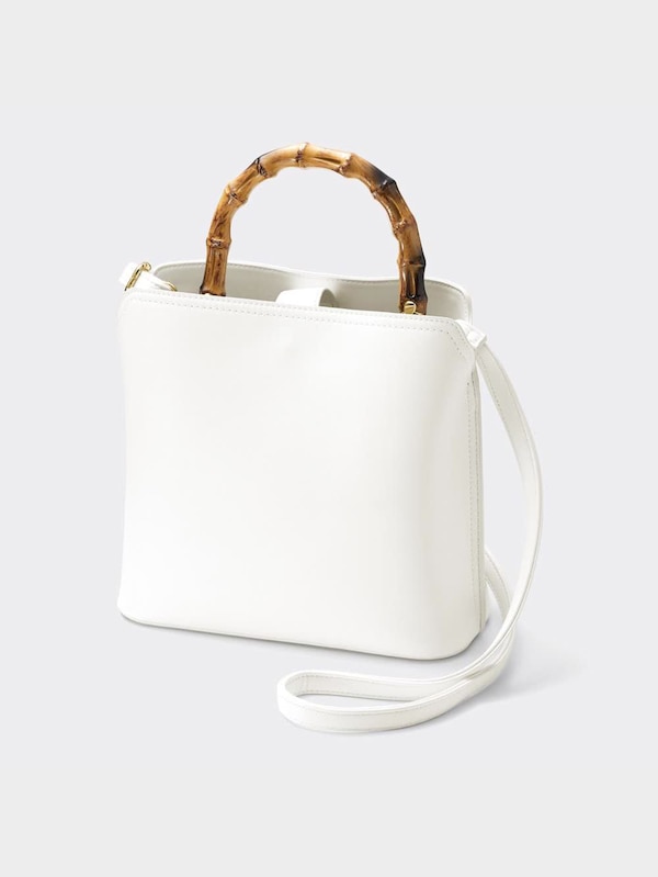 バンブーハンドルバッグ+E