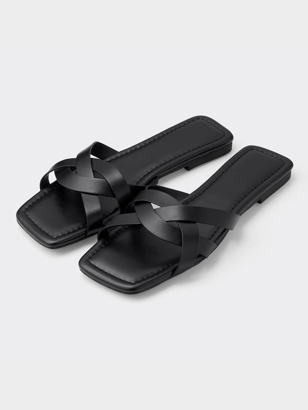 クロスベルトフラットサンダル+X