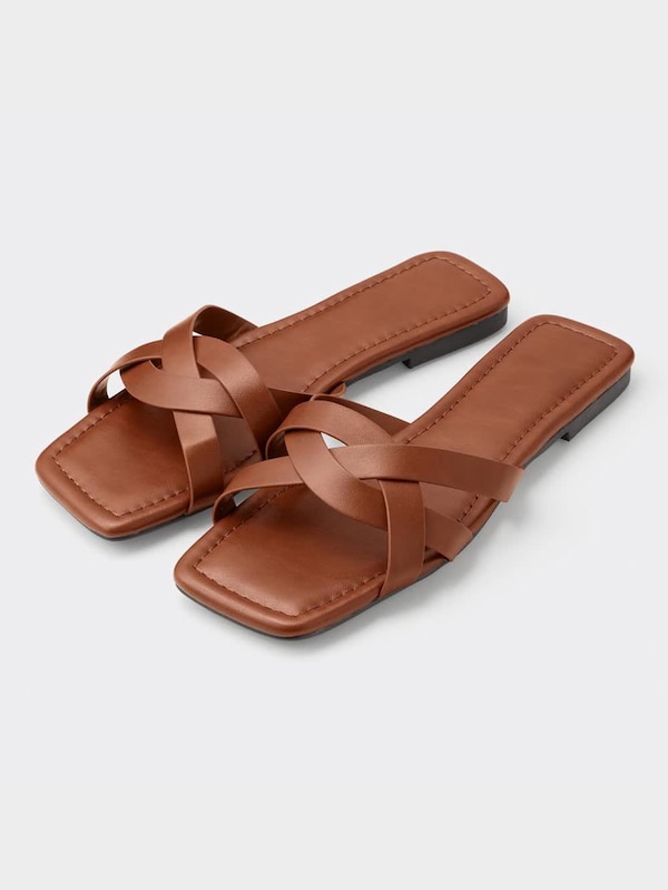 クロスベルトフラットサンダル+X