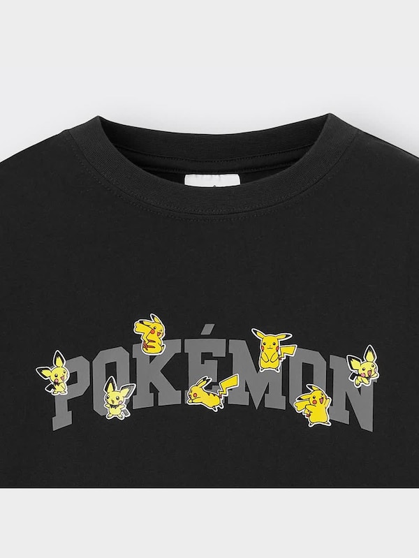 KIDS(男女兼用)グラフィックT(半袖) Pokemon 1(ピカチュウ)(ピチュー)