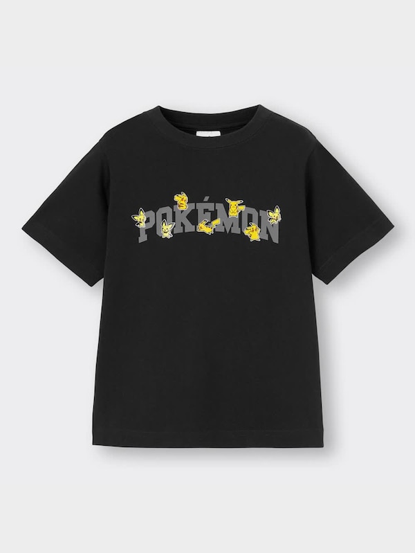 KIDS(男女兼用)グラフィックT(半袖) Pokemon 1(ピカチュウ)(ピチュー)