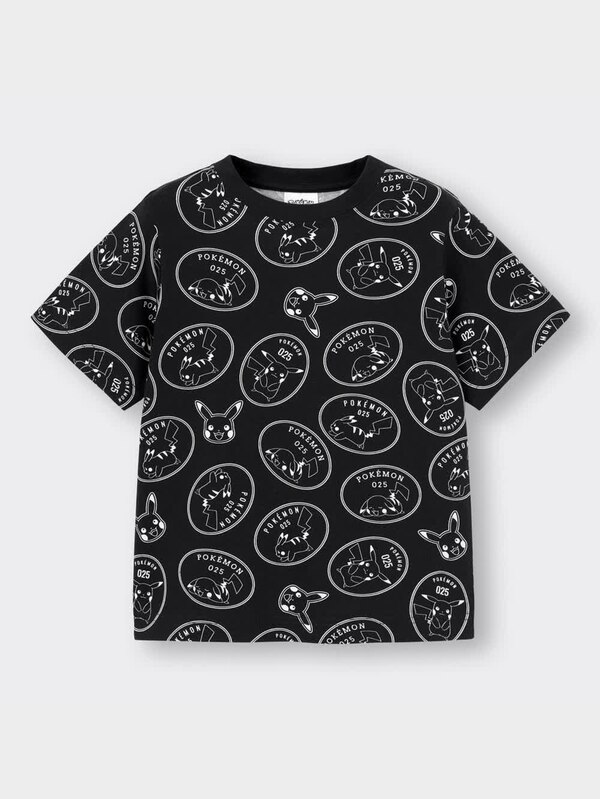 KIDSグラフィックT(半袖) Pokemon 3(ピカチュウ)