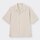 オープンカラーシャツ(5分袖)-BEIGE