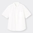 ブロードリラックスフィットシャツ(5分袖)+E-WHITE