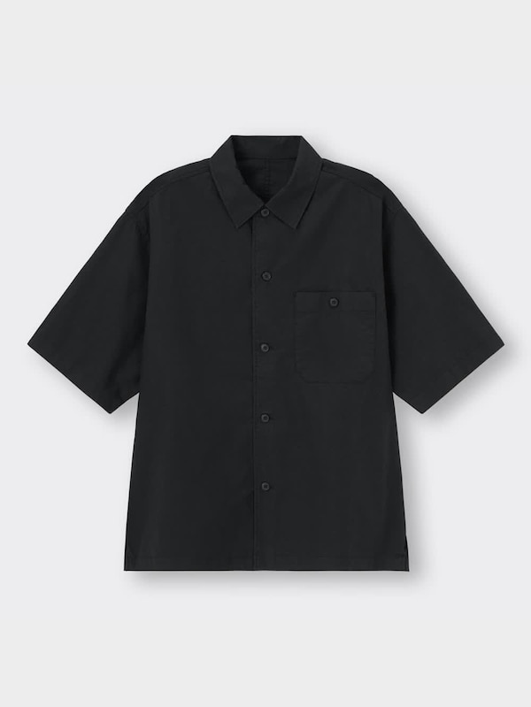 オーバーサイズワークシャツ(5分袖)