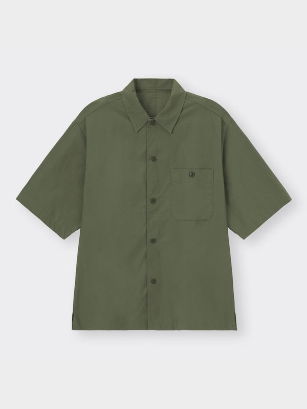 オーバーサイズワークシャツ(5分袖)