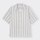 オープンカラーシャツ(5分袖)(ストライプ)-OFF WHITE