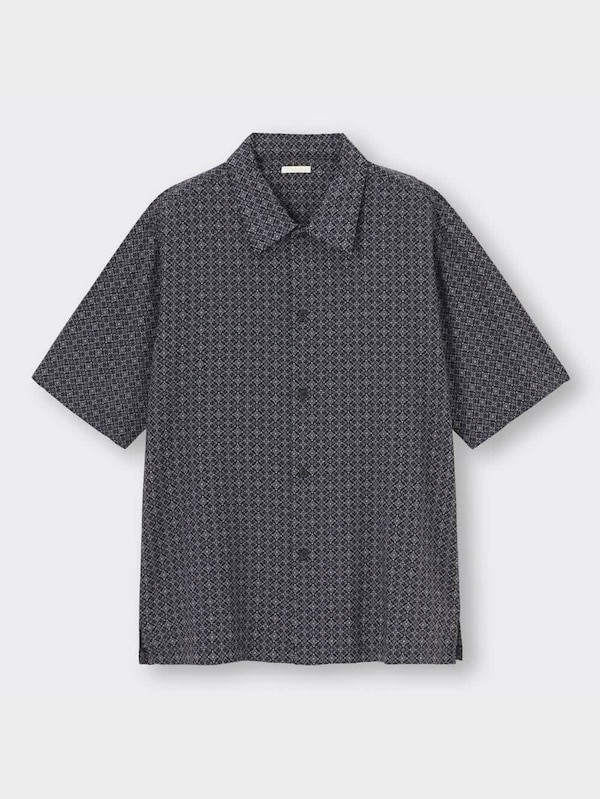 リラックスフィットシャツ(5分袖)(コモン)NT+E