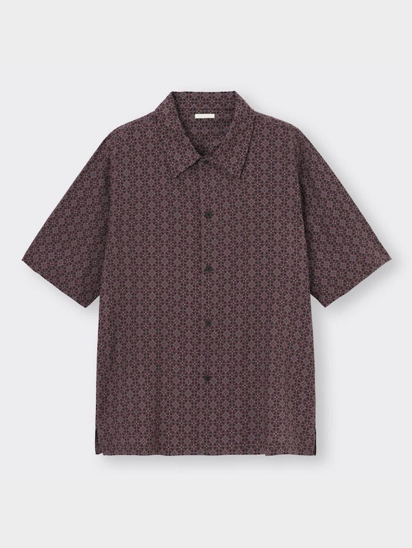 リラックスフィットシャツ(5分袖)(コモン)NT+E