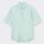 オックスフォードオーバーサイズシャツ(5分袖)-GREEN