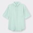 オックスフォードオーバーサイズシャツ(5分袖)-GREEN