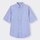 オックスフォードオーバーサイズシャツ(5分袖)-LIGHT BLUE